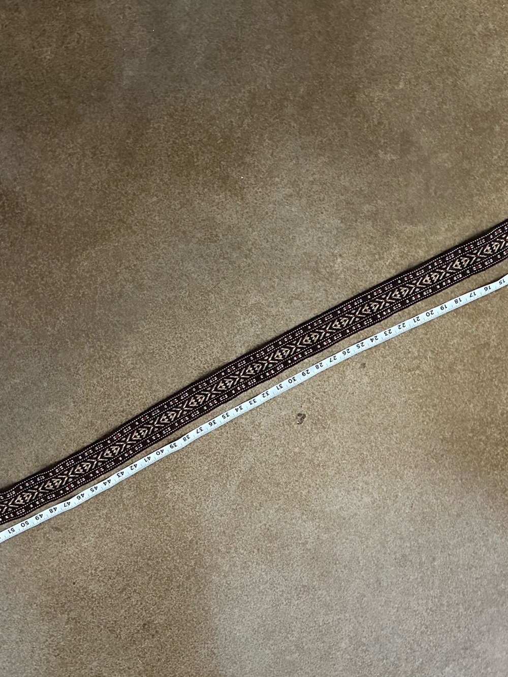 J. Crew Woven Tie Belt in Black, Cream & Brown - Picture 2 of 4